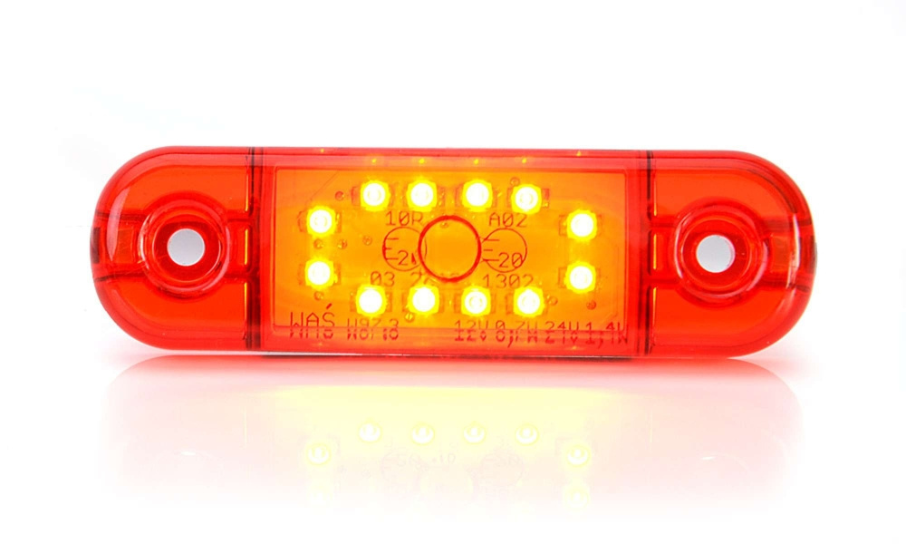 Strands światło pozycyjne czerwone Slim 12 LED, 9-36V IP68. Z homologacją E.