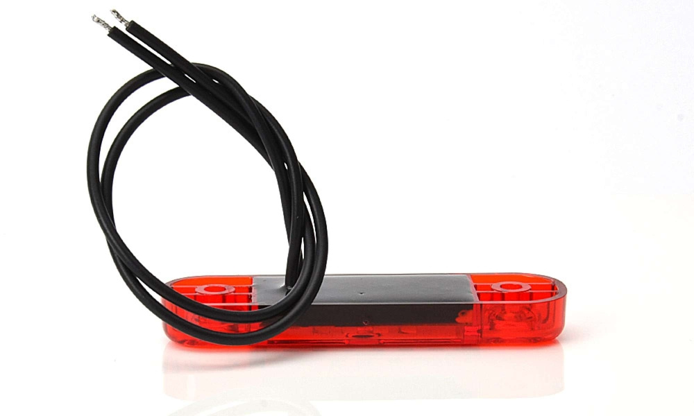 Strands światło pozycyjne czerwone Slim 12 LED, 9-36V IP68. Z homologacją E.
