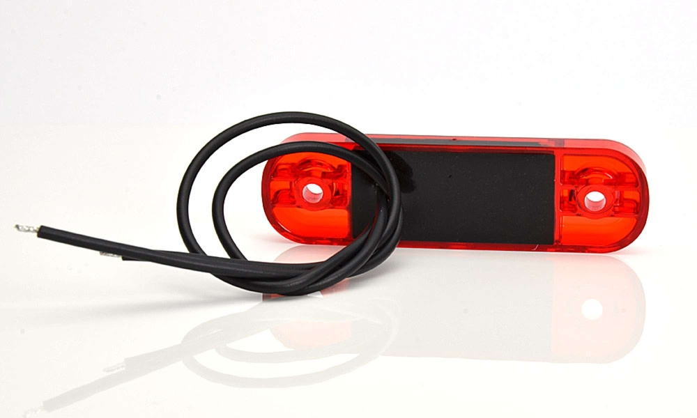 Strands światło pozycyjne czerwone Slim 12 LED, 9-36V IP68. Z homologacją E.