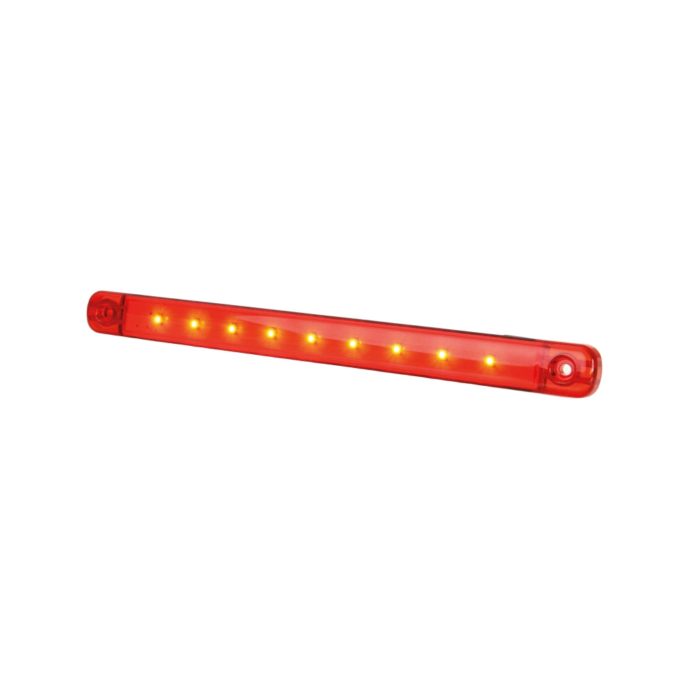 Strands światło pozycyjne czerwone Slim 9 LED, 9-36V IP68. Z homologacją E.