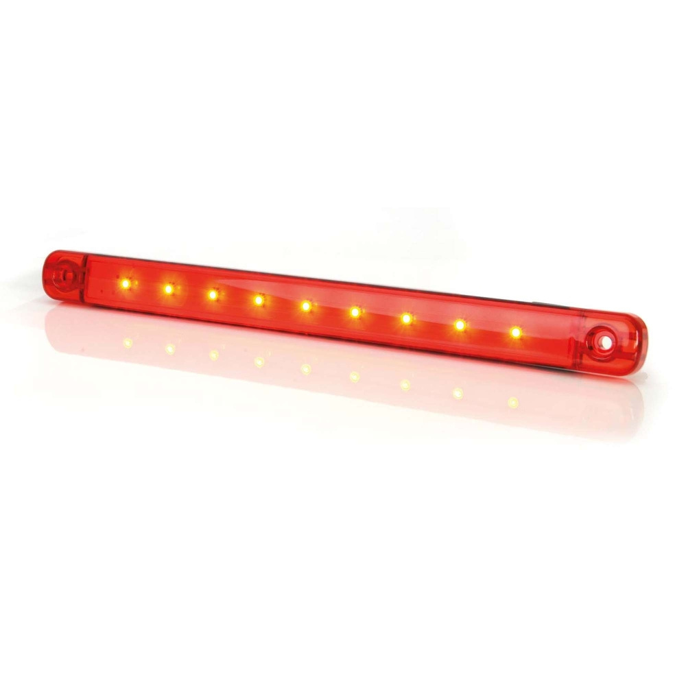 Strands światło pozycyjne czerwone Slim 9 LED, 9-36V IP68. Z homologacją E.