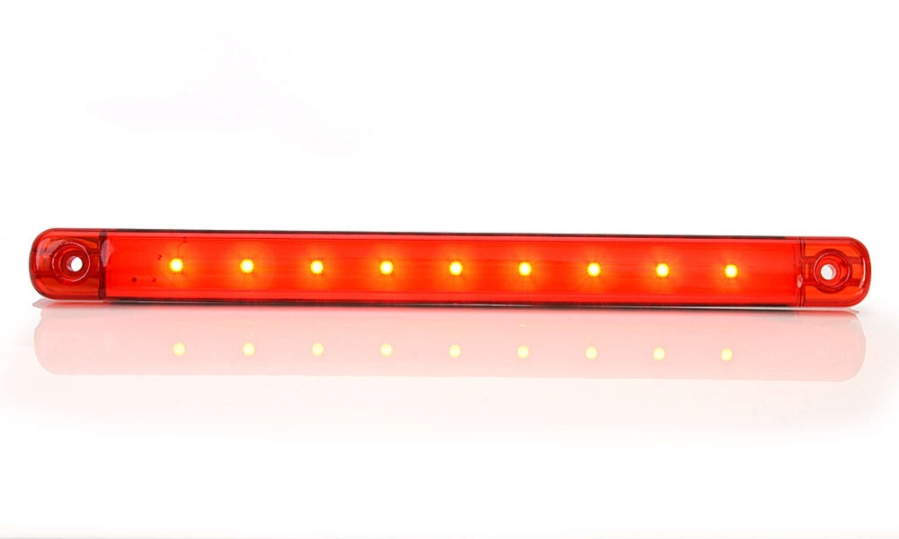 Strands światło pozycyjne czerwone Slim 9 LED, 9-36V IP68. Z homologacją E.