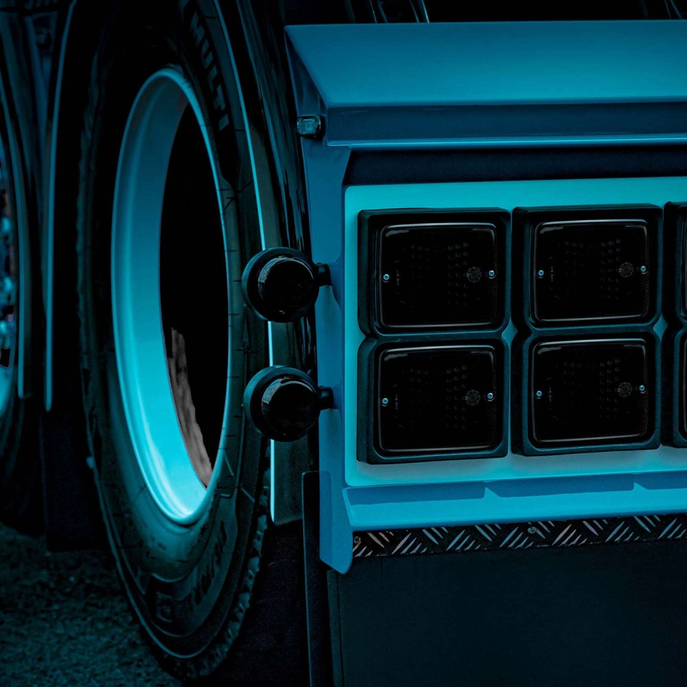 Strands Dark Knight Viking światło pozycyjne 6 LED, czerwone