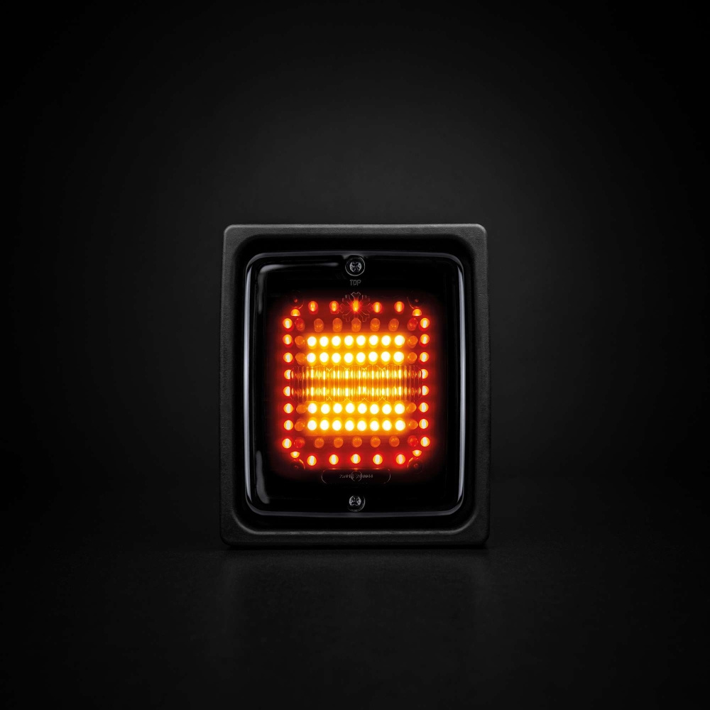 Strands Dark Knight Square Ize LED, tylne/stop/kierunkowskazy