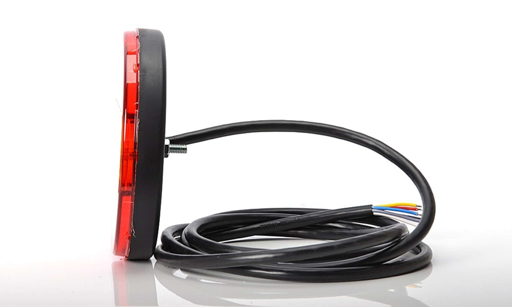 Strands okrągły LED 5 komory 12-24V, średnica 142 mm, kolorowy klosz