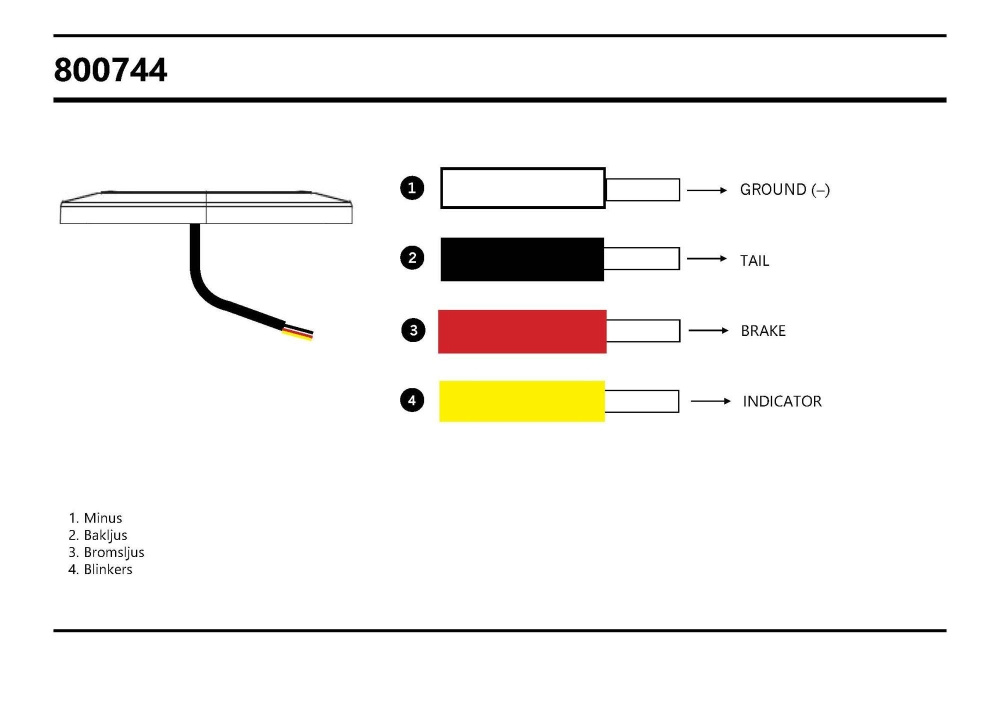 Strands okrągły LED 3 komory 12-24V, średnica 142 mm