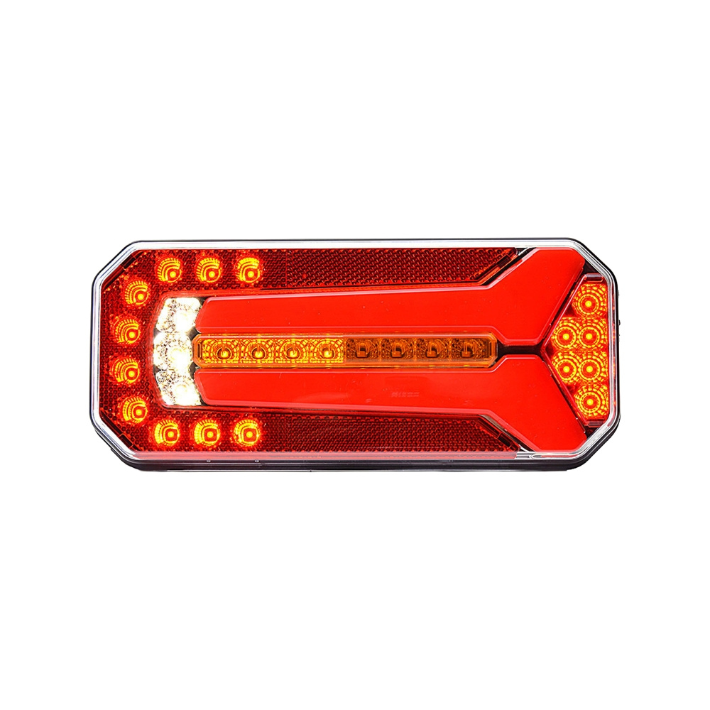 Strands uniwersalna lampa tylna LED 12-24V, 5 funkcji. Dynamiczny kierunkowskaz