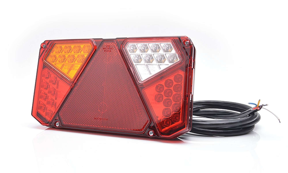 Strands tylna lampa 5-komorowa LED lewa, 12-24V DC, tył, stop, cofanie, przeciwmgielne, kierunkowskaz