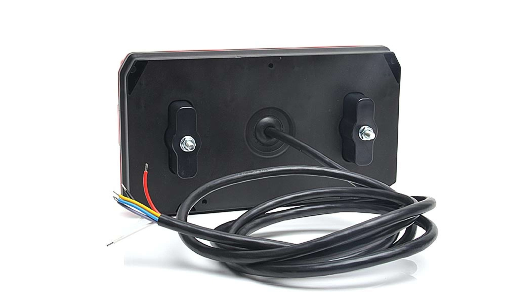 Strands tylna lampa 5-komorowa LED prawa, 12-24V DC tył, stop, cofanie, przyciemnianie, kierunkowskaz