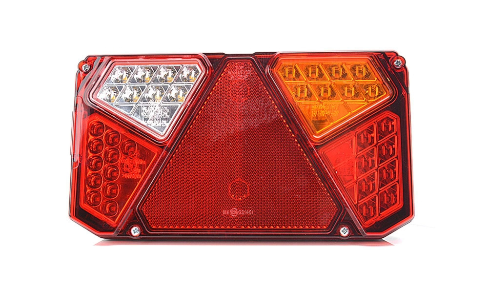 Strands tylna lampa 5-komorowa LED prawa, 12-24V DC tył, stop, cofanie, przyciemnianie, kierunkowskaz