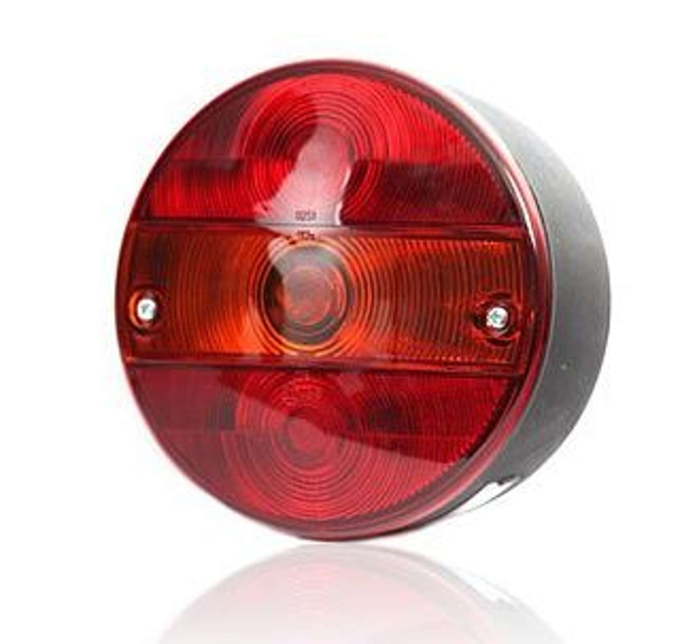 Strands okrągła tylna lampa 3-funkcyjna, 24V, 142 mm