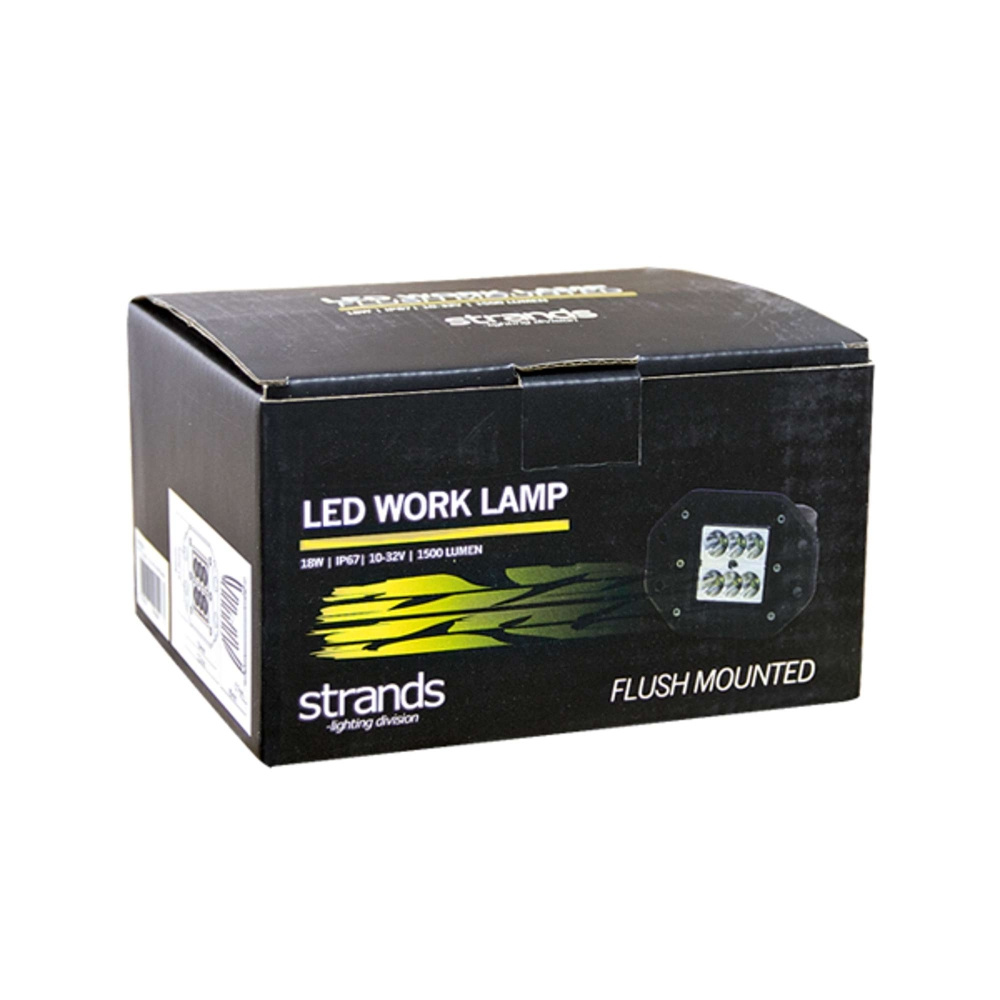 Strands lampa robocza do montażu wpuszczanego 17W