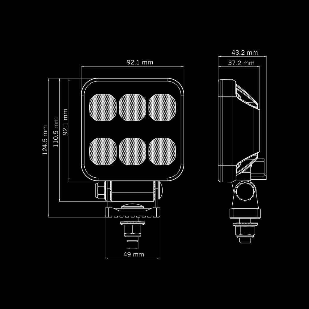 Strands Dark Knight Hardcore Lampa robocza 32W
