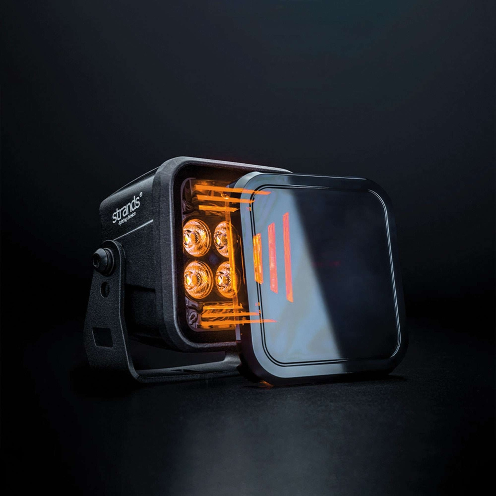 Strands Dark Knight Fortex Lampa robocza 38W Pomarańczowa