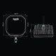 Strands For9T No-Glare Lampa robocza 78W Strands For9T No-Glare Lampa robocza 78W