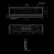 Strands NUUK E-Line czarna listwa LED 20 Strands NUUK E-Line czarna listwa LED 20