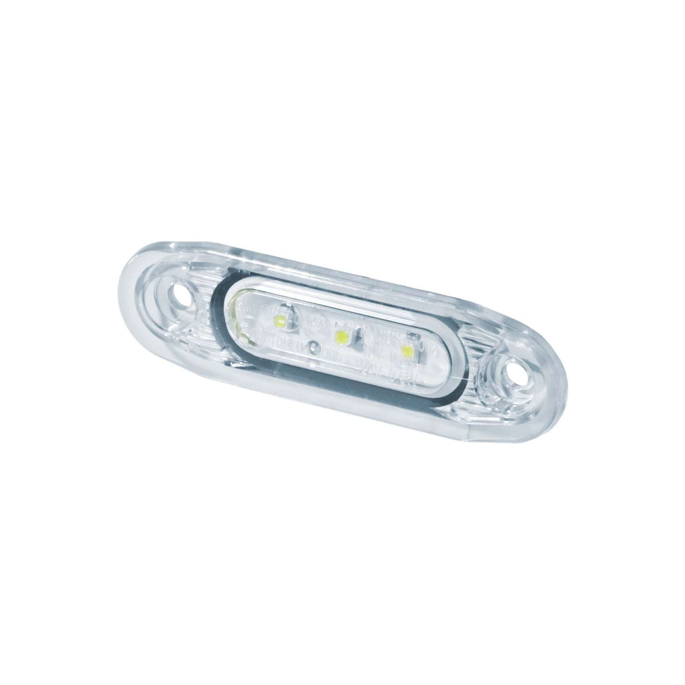 Strands światło pozycyjne Sld białe LED, białe szkło, 79X26Mm, kabel 5 m