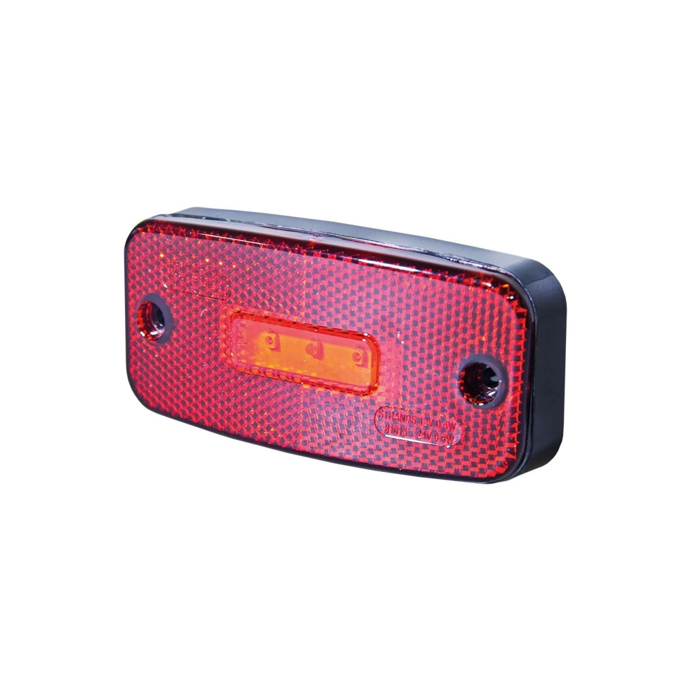 Strands światło pozycyjne LED czerwone 5 LED, homologacja E, 12-24V