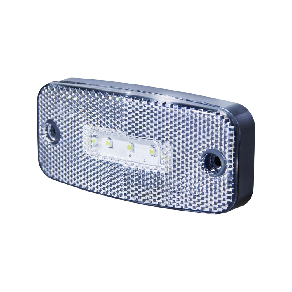 Strands światło pozycyjne LED białe 5 LED, homologacja E, 12-24V
