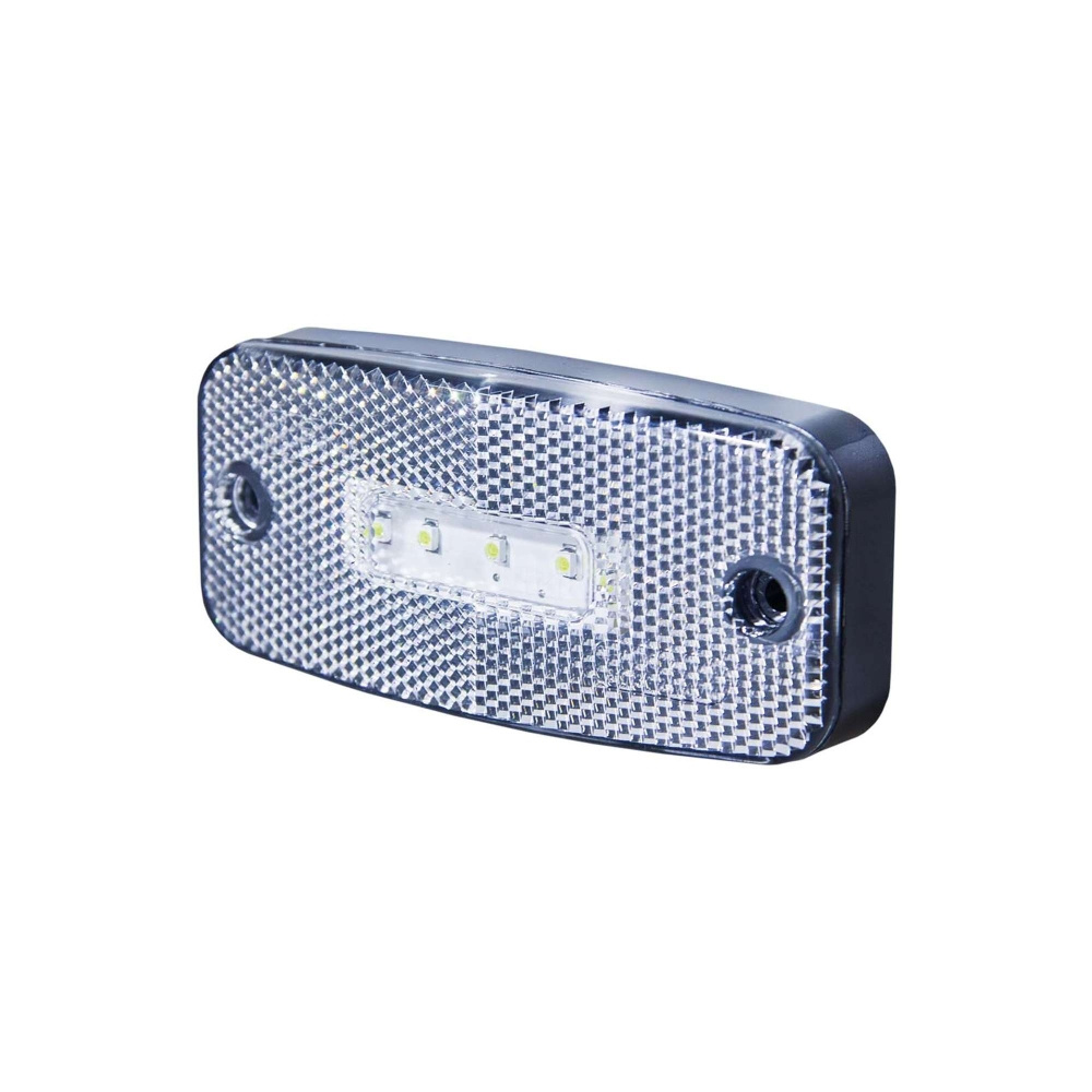 Strands światło pozycyjne LED białe 5 LED, homologacja E, 12-24V