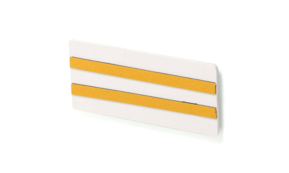Strands odblask pomarańczowy 105X51Mm samoprzylepny 4-pak, z taśmą dwustronną.