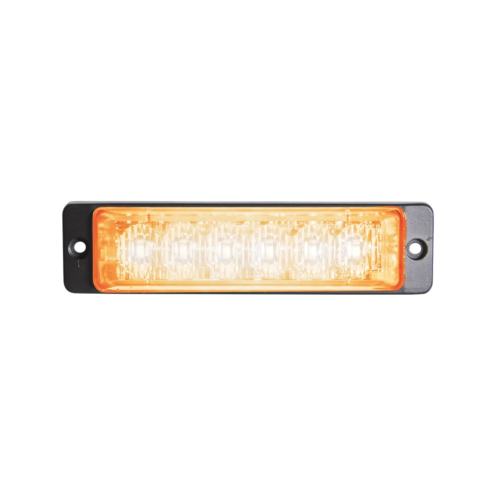 Strands Slim kierunkowe światło błyskowe pomarańczowe 6 LED