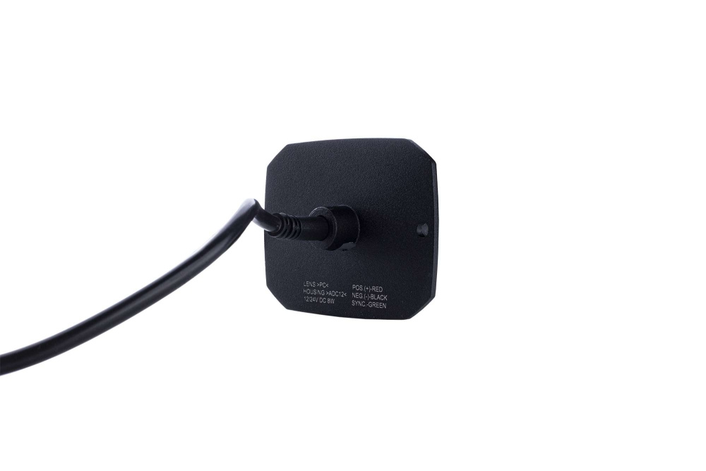 Strands Duo kierunkowe światło błyskowe pomarańczowe/białe 4 LED