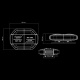 Strands Cruise Light belka ostrzegawcza 160 mm z magnesem Strands Cruise Light belka ostrzegawcza 160 mm z magnesem