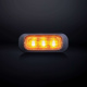 Strands Dark Knight kierunkowe światło błyskowe pomarańczowe 3 LED przezroczysta soczewka Strands Dark Knight kierunkowe światło błyskowe pomarańczowe 3 LED przezroczysta soczewka