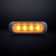 Strands Dark Knight kierunkowe światło błyskowe pomarańczowe 4 LED przezroczysta soczewka Strands Dark Knight kierunkowe światło błyskowe pomarańczowe 4 LED przezroczysta soczewka