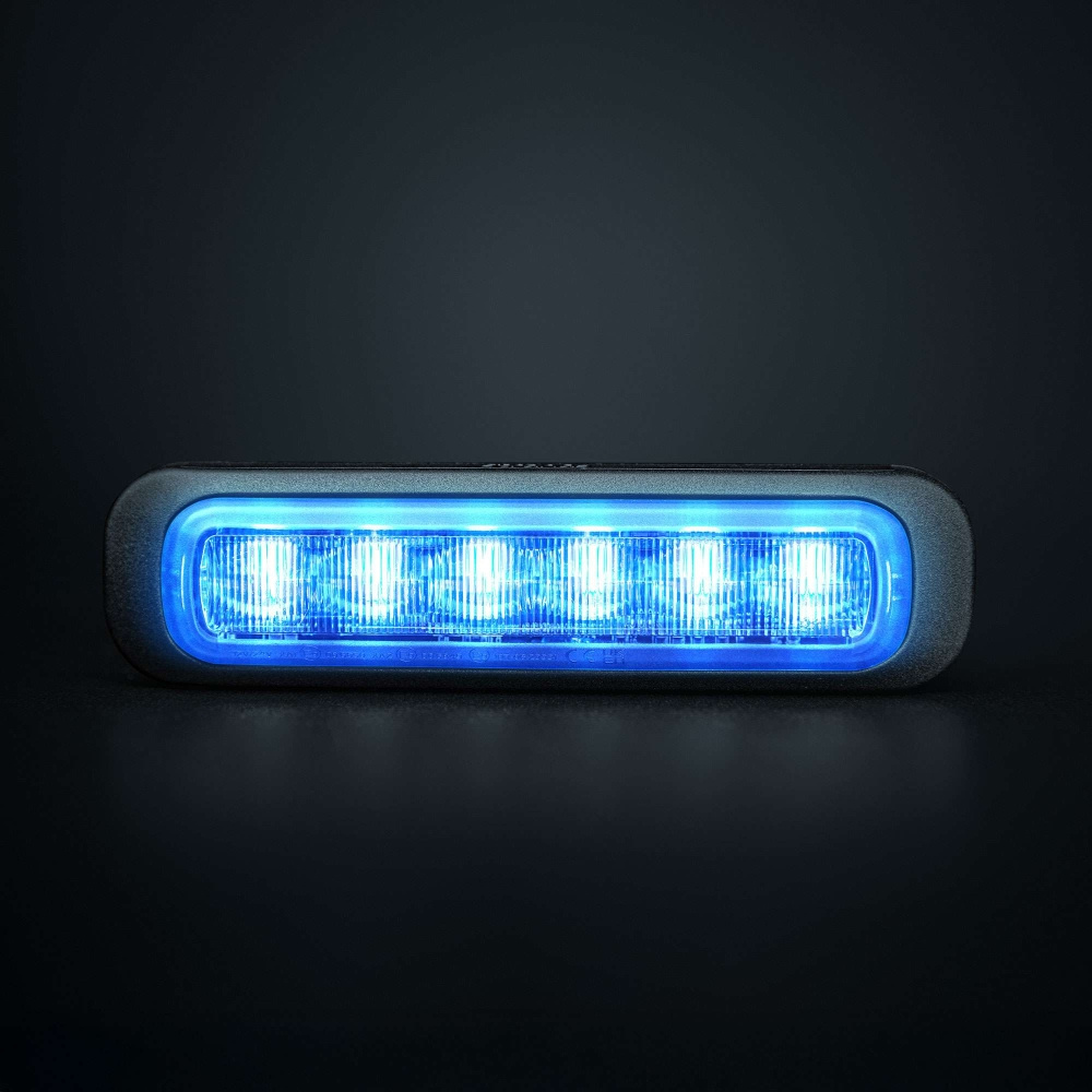 Strands Dark Knight kierunkowe światło błyskowe niebieskie 6 LED