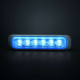 Strands Dark Knight kierunkowe światło błyskowe niebieskie 6 LED Strands Dark Knight kierunkowe światło błyskowe niebieskie 6 LED