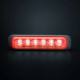 Strands Dark Knight kierunkowe światło błyskowe czerwone 6 LED Strands Dark Knight kierunkowe światło błyskowe czerwone 6 LED