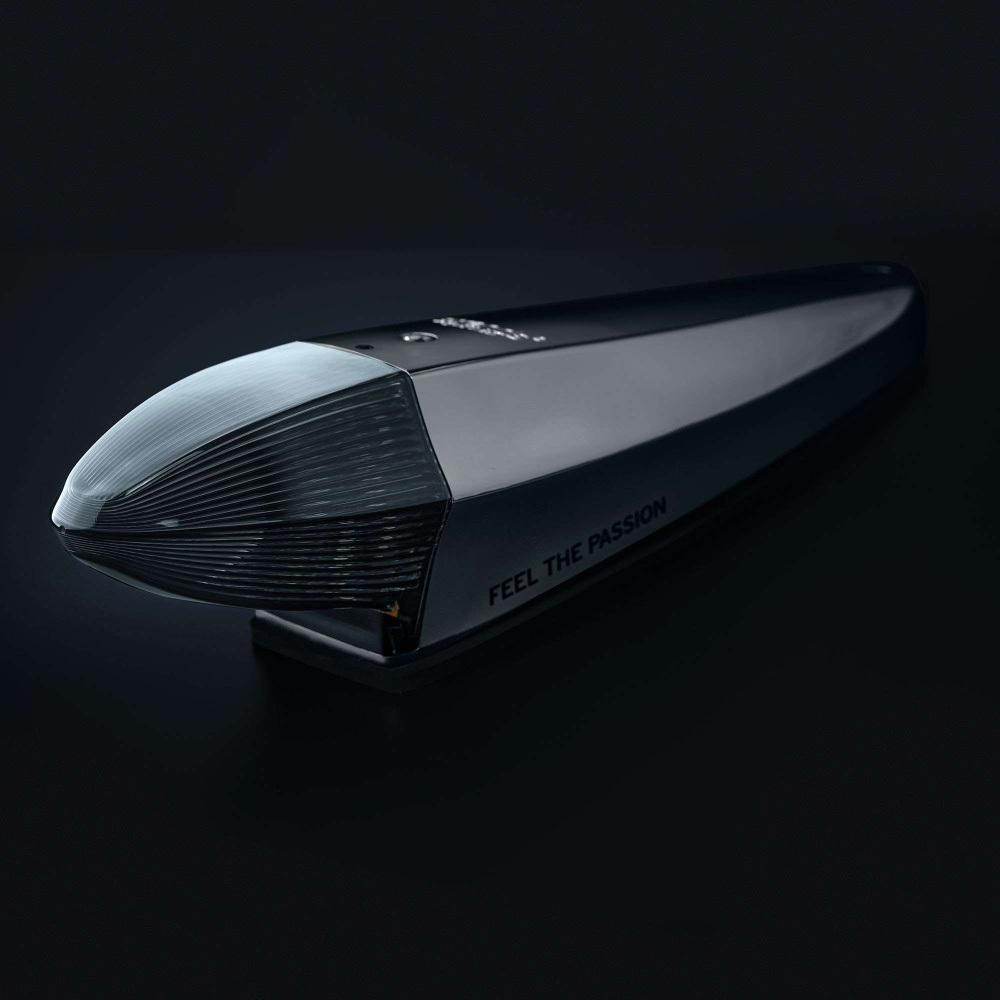 Strands Ize LED czarna kula torpedo lampa