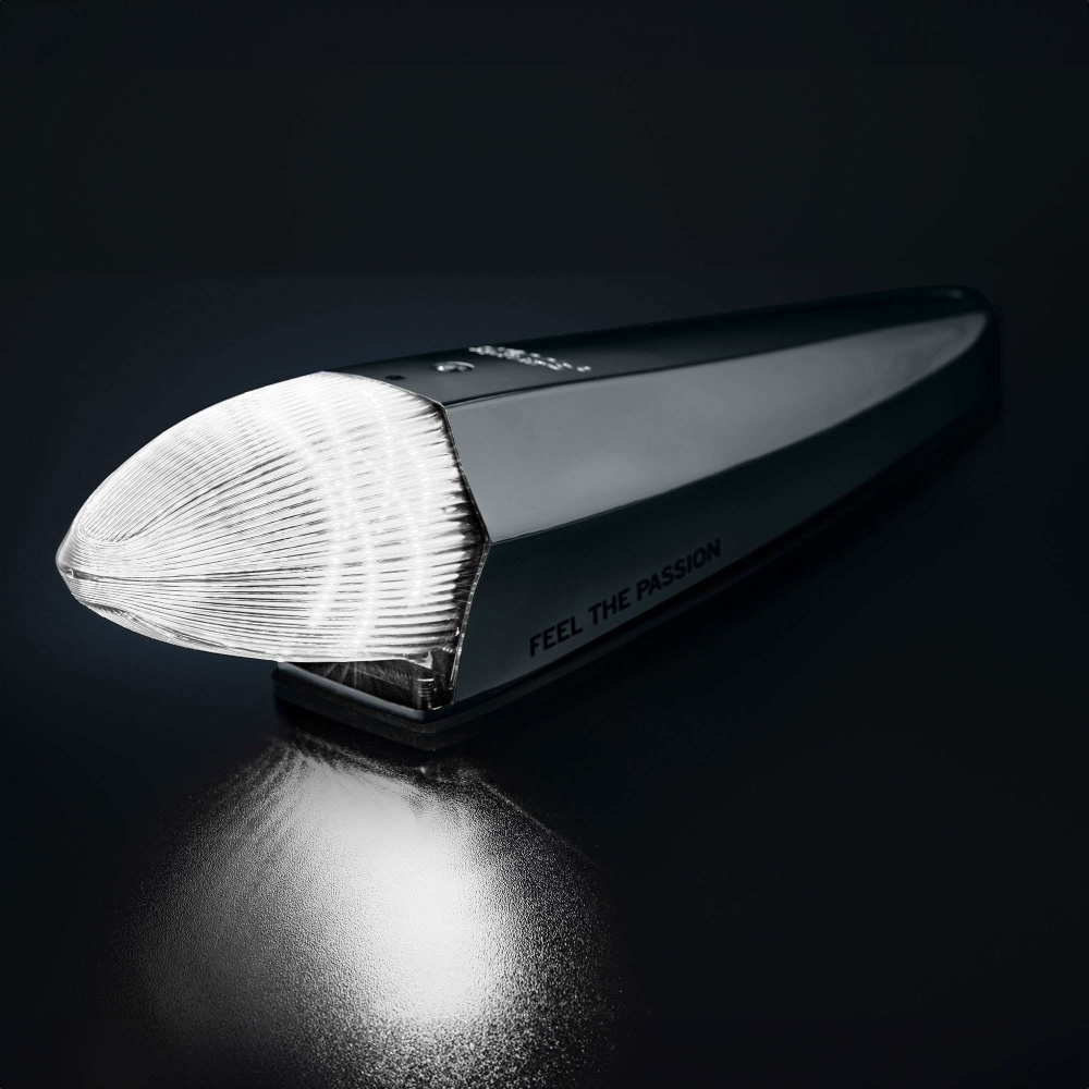 Strands Ize LED czarna kula torpedo lampa