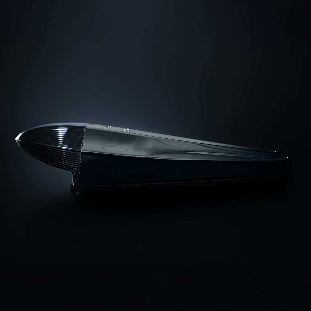 Strands Ize LED czarna kula torpedo lampa