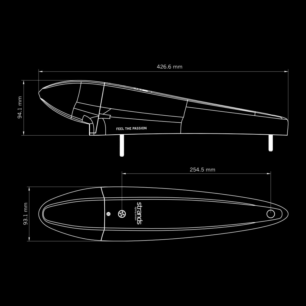 Strands Ize LED Silver Arrow lampa torpedo