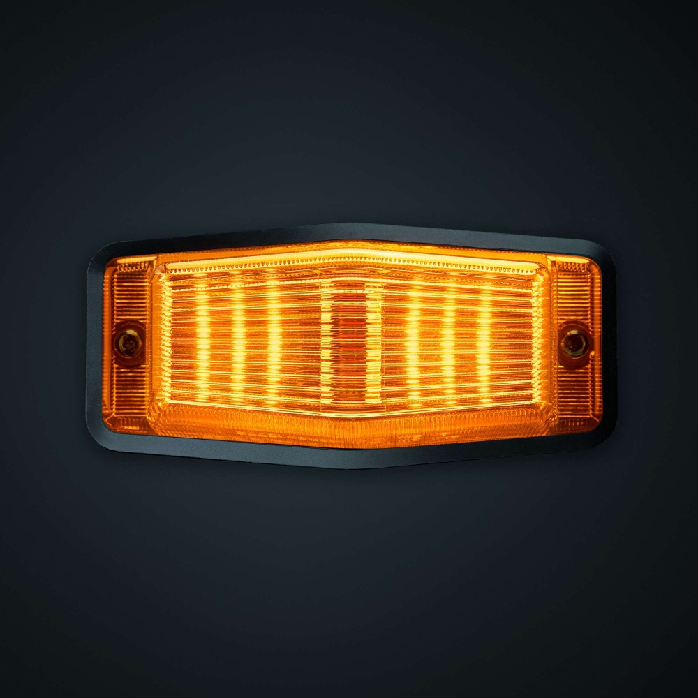 Strands IZE LED Double Burner, bursztynowa soczewka
