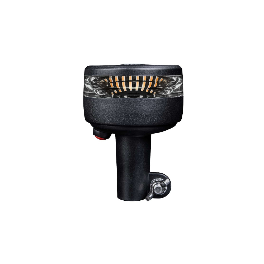 Strands Cruise Light obrotowe światło ostrzegawcze LED 90 mm, montaż na drążku / przezroczysty klosz