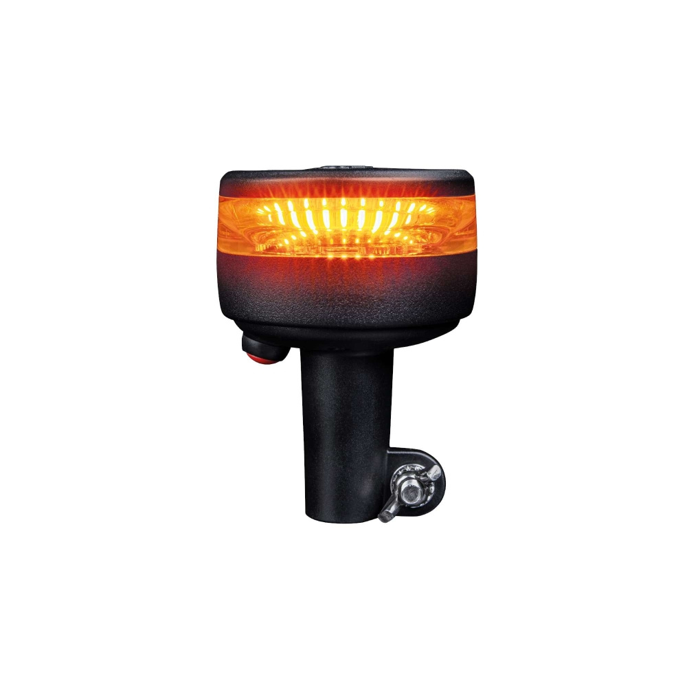 Strands Cruise Light obrotowe światło ostrzegawcze LED 90 mm, montaż na drążku / przezroczysty klosz
