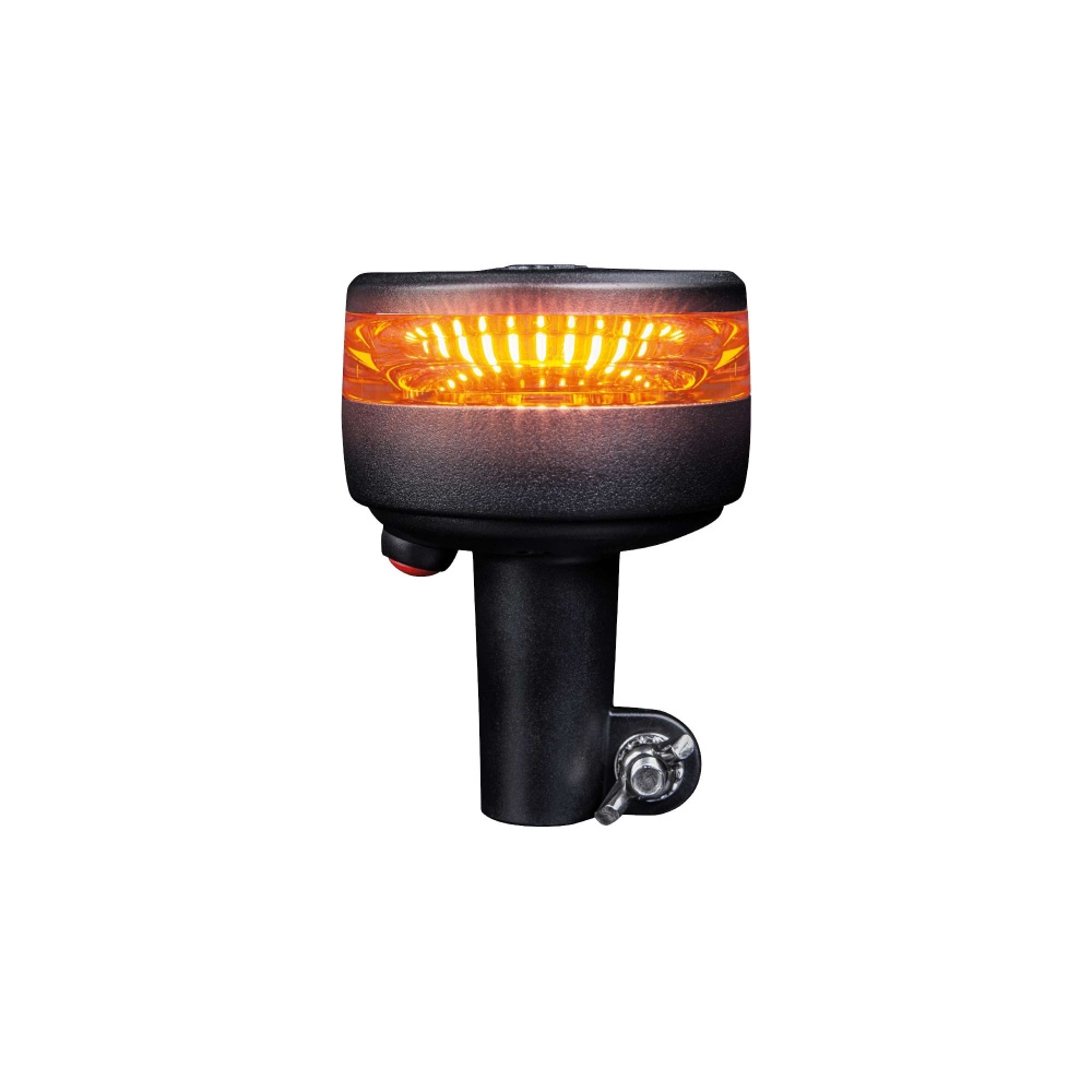 Strands Cruise Light obrotowe światło ostrzegawcze LED 90 mm, montaż na drążku / pomarańczowy klosz