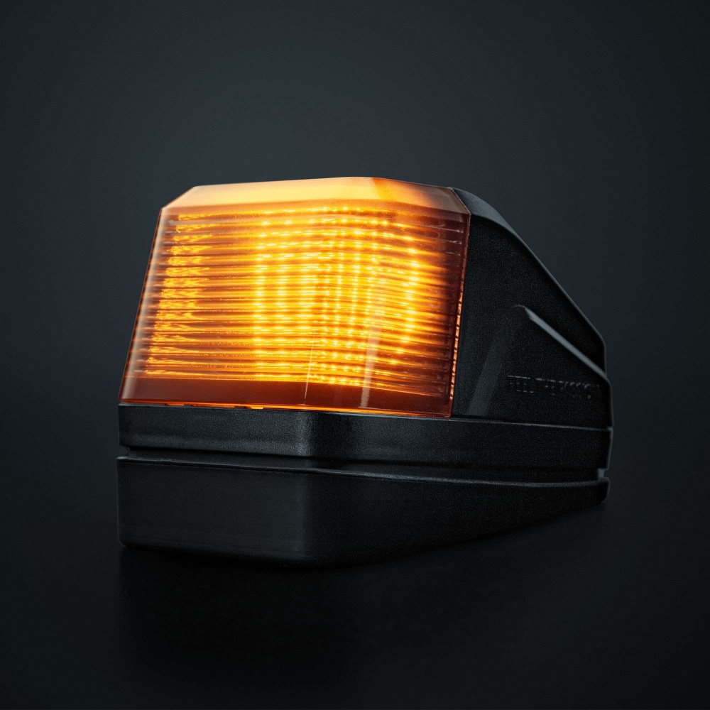 Strands IZE LED lampa dachowa, biały/amber, światło ostrzegawcze, ciemny klosz