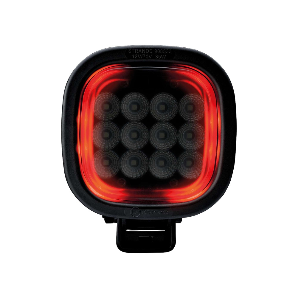 Strands President lampa robocza 35W czerwona