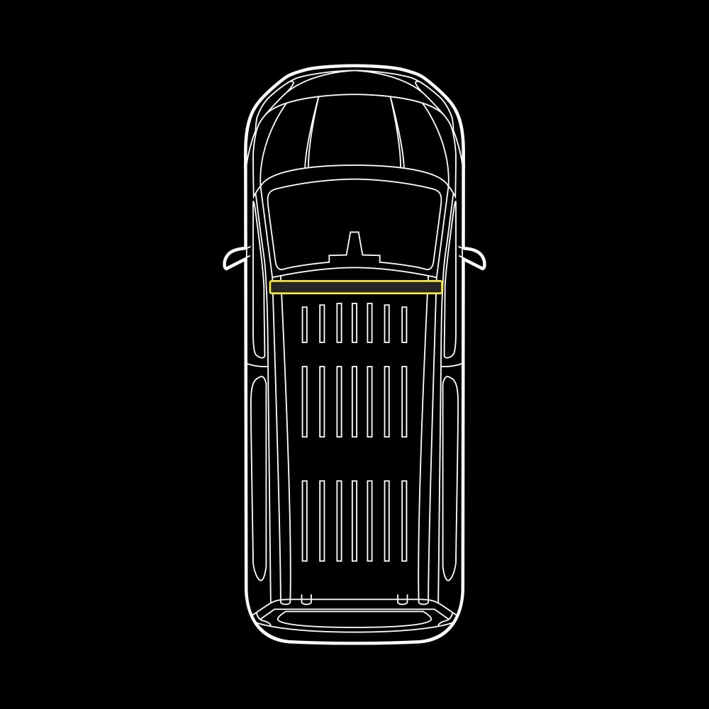 Strands montowany z przodu Monitum, VW Transporter T6.1