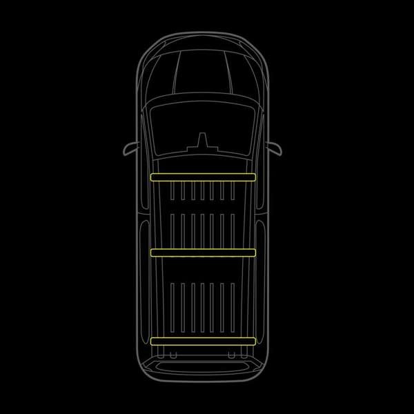 Strands Cruise Light C-Rack, do VW Transporter T7