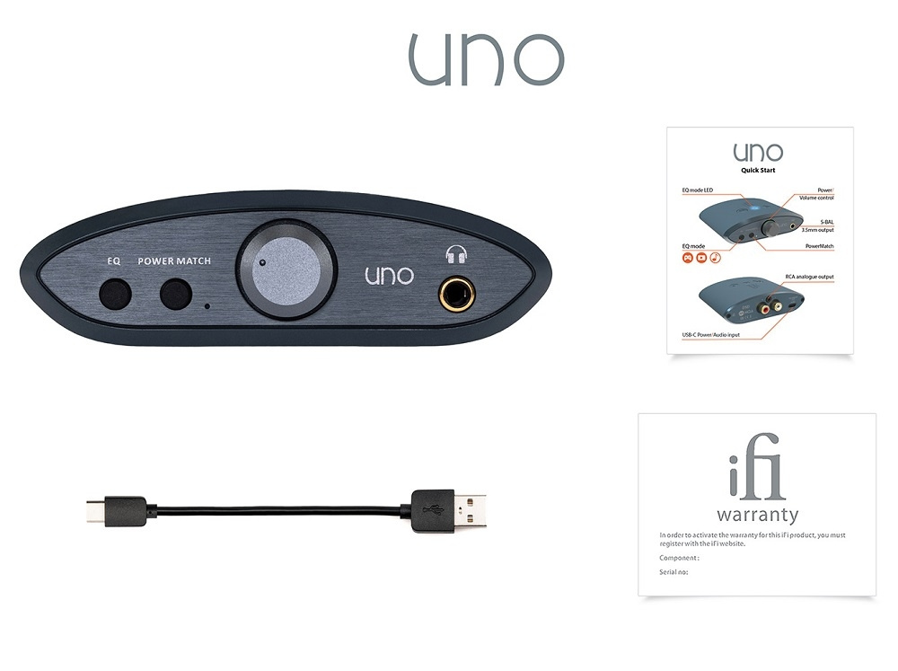 iFi Audio Uno, wzmacniacz słuchawkowy z USB DAC