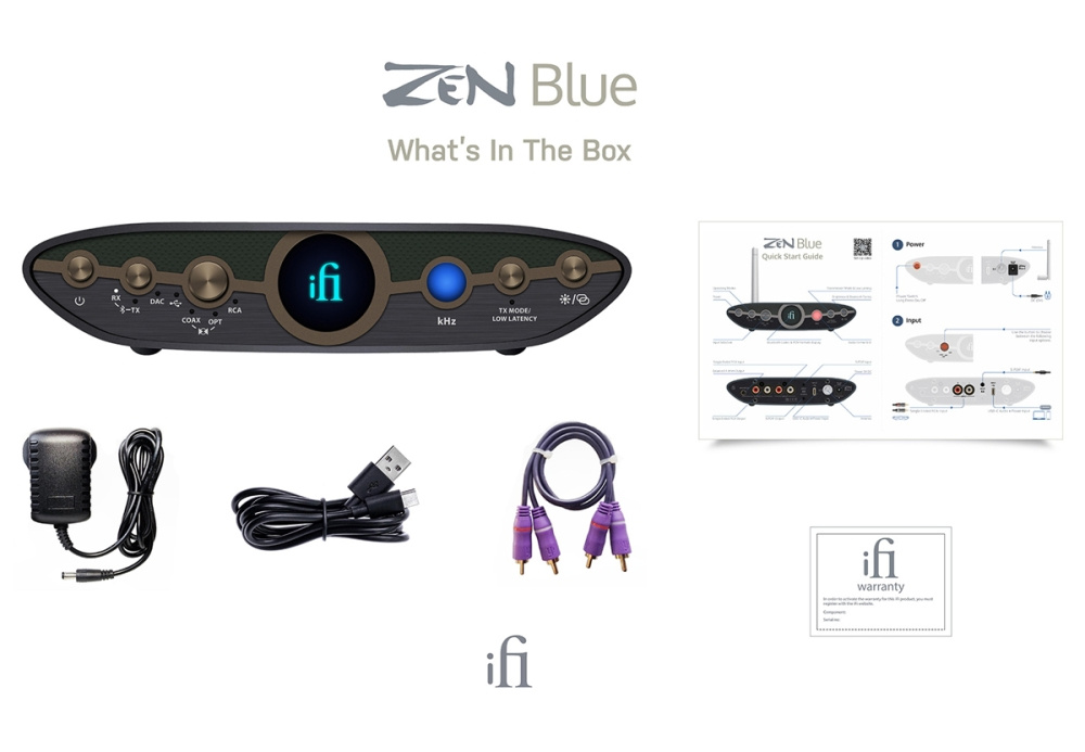 iFi Audio Zen Blue 3, odbiornik i nadajnik Bluetooth