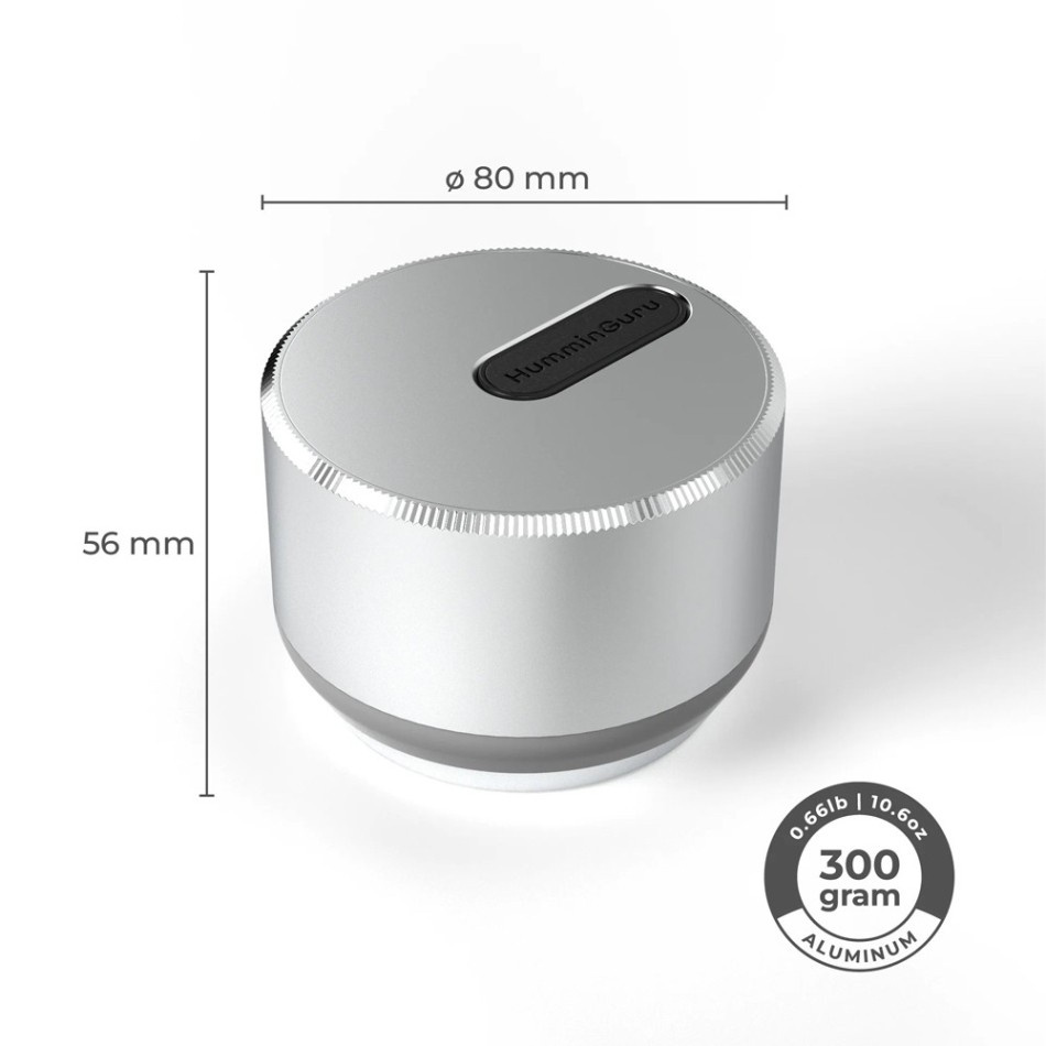 HumminGuru LUMI Record Stabilizer, docisk do płyt winylowych