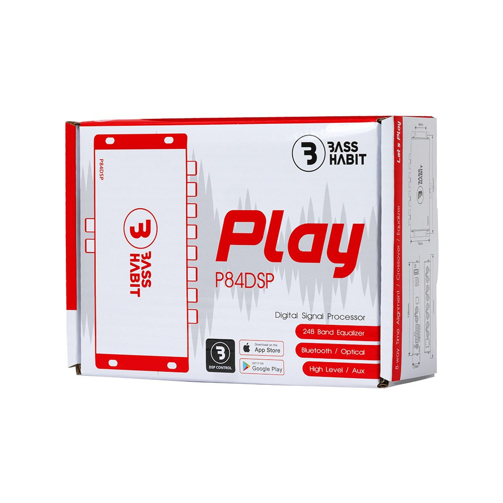 Bass Habit P84DSP, 8-kanałowy DSP z Bluetooth