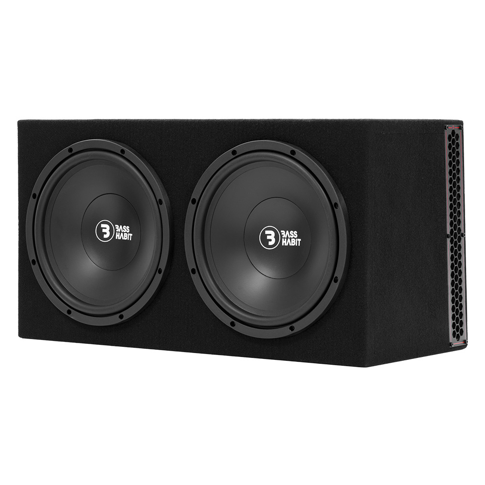 Bass Habit Play PL212A, przystępna cenowo aktywna skrzynia basowa 2x12-calowa